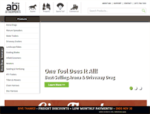 Tablet Screenshot of abiattachments.com